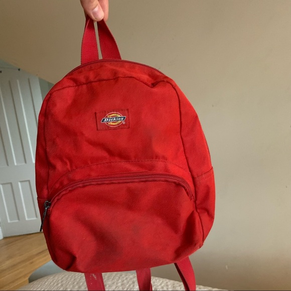 Mini Red Dickie’s Backpack - Picture 2 of 3